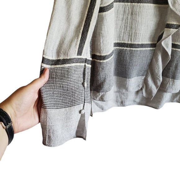 Derek Lam IO Crosby Viscose Virgin Wool Blend Unique Blouse Size 6 - Picture 6 of 16